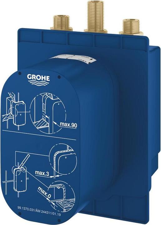 Actual product image Grohe Concealed body EUROSMART CE f shower head