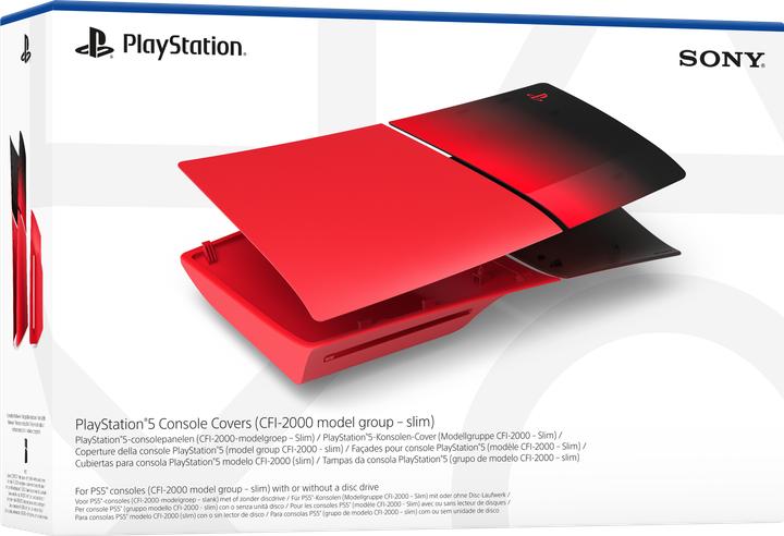 Image du produit Sony Coque de console PlayStation5 - Techno Red (PS5)