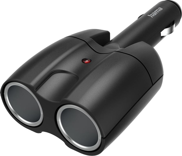 Produktbild Hama 2-fach-Verteiler für Zigarettenanzünderbuchse 180, Gelenkstecker, 12 V