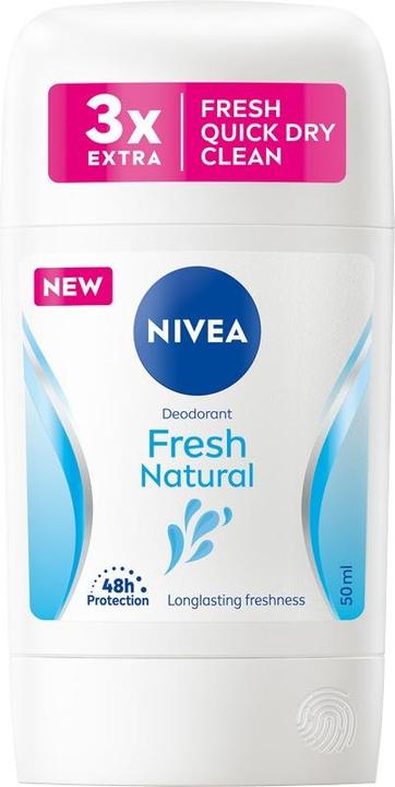NIVEA Fresh Natural Deodorant Stick 50Ml (Stick, 50 ml)