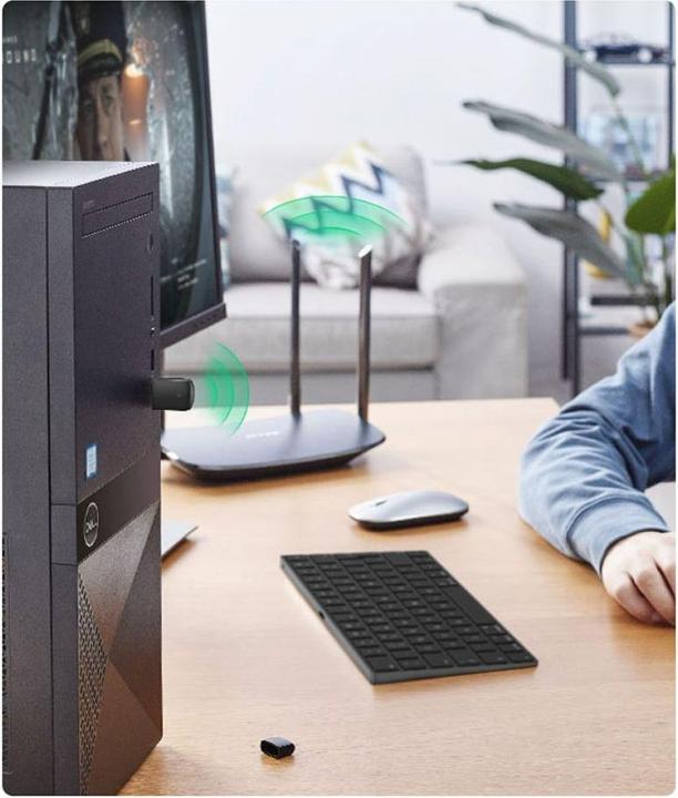 Produktbild Ugreen USB adapter / External Network Adapter CM448, 2.4GHz (black) (USB)