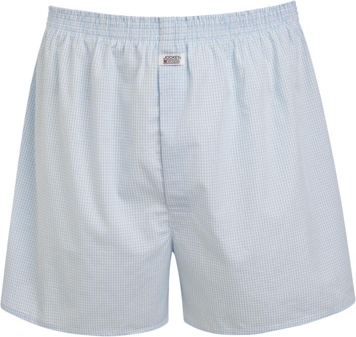 Immagine prodotto Jockey Boxer Woven shirting blue (XL, Confezione singola)