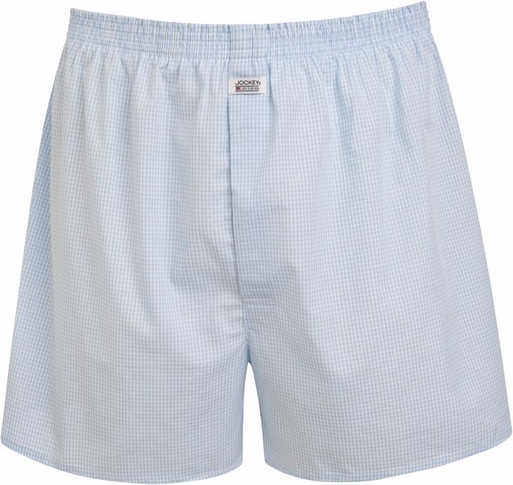 Immagine prodotto Jockey Boxer Woven shirting blue (M, Confezione singola)