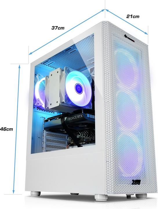 Produktbild Kiebel Pulsar V (AMD Ryzen 7 5700X, 32 GB, 2000 GB, GeForce RTX 4060)