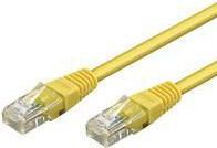 Image du produit Goobay Câble patch CAT 6, U/UTP, jaune, 2 m (U/UTP, CAT6, 2 m)