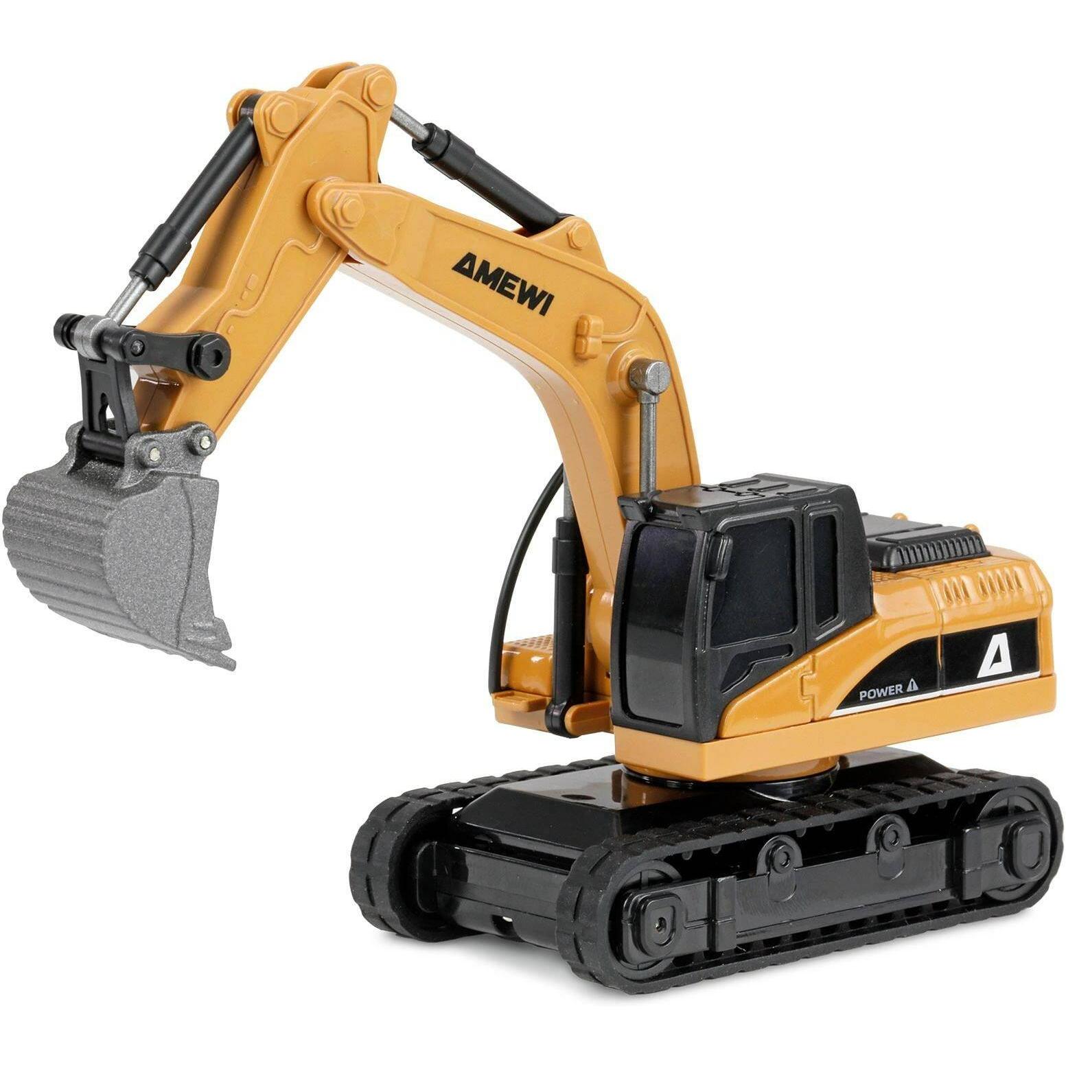 Amewi Mini-Bagger aus Metall proportional 8-Kanal 1:64 RTR (RTR Ready-to-Run) (22744)