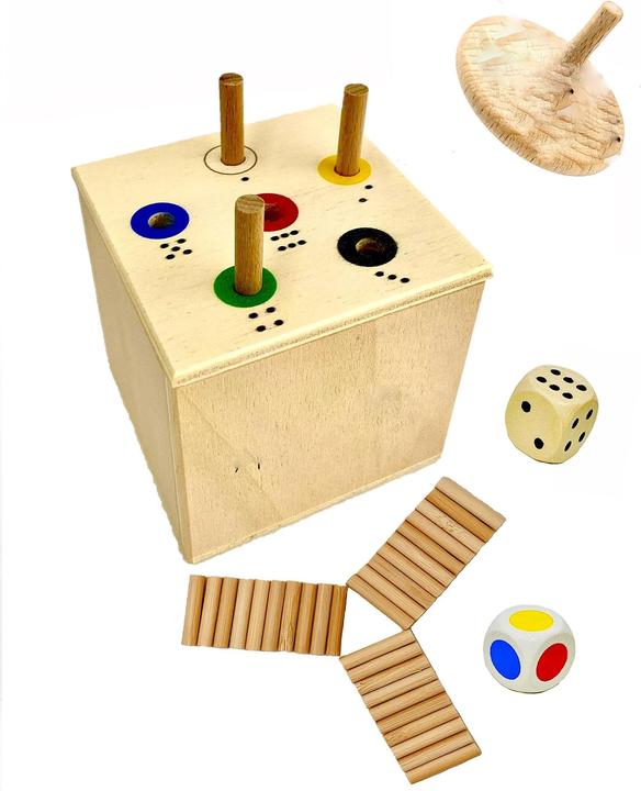 Produktbild Activity Board Spass für die ganze Familie zum Lernen von Zahlen und Farben | Würfelspiel | Reisespiele für