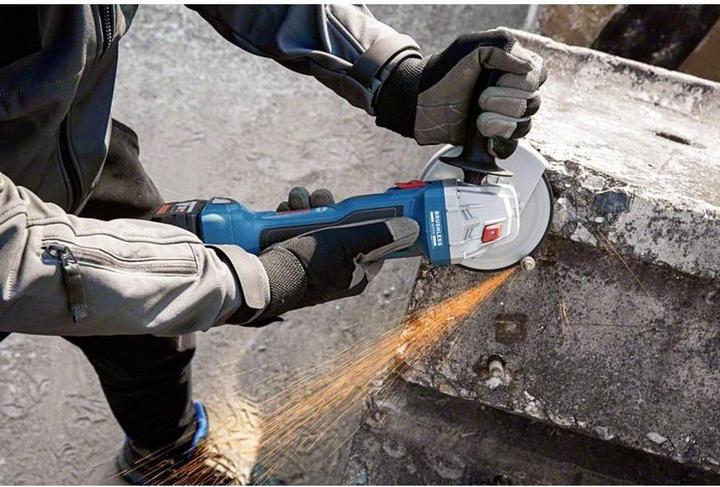 Produktbild Bosch Professional Combo Kit Set mit 3 18V-Werkzeugen: GSB 18V-45, GDX 18V-200, GWS 18V-7, 2x 5,0Ah