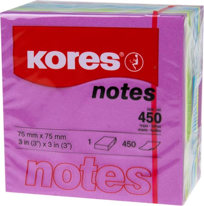 Kores Haftnotizen Würfel Spring (50x50mm), multicolor (75 x 75 mm)