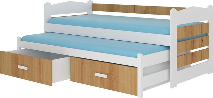 Actual product image ADRK Furniture Double bed with mattresses TIARRO 180x80 (180 x 80 cm)