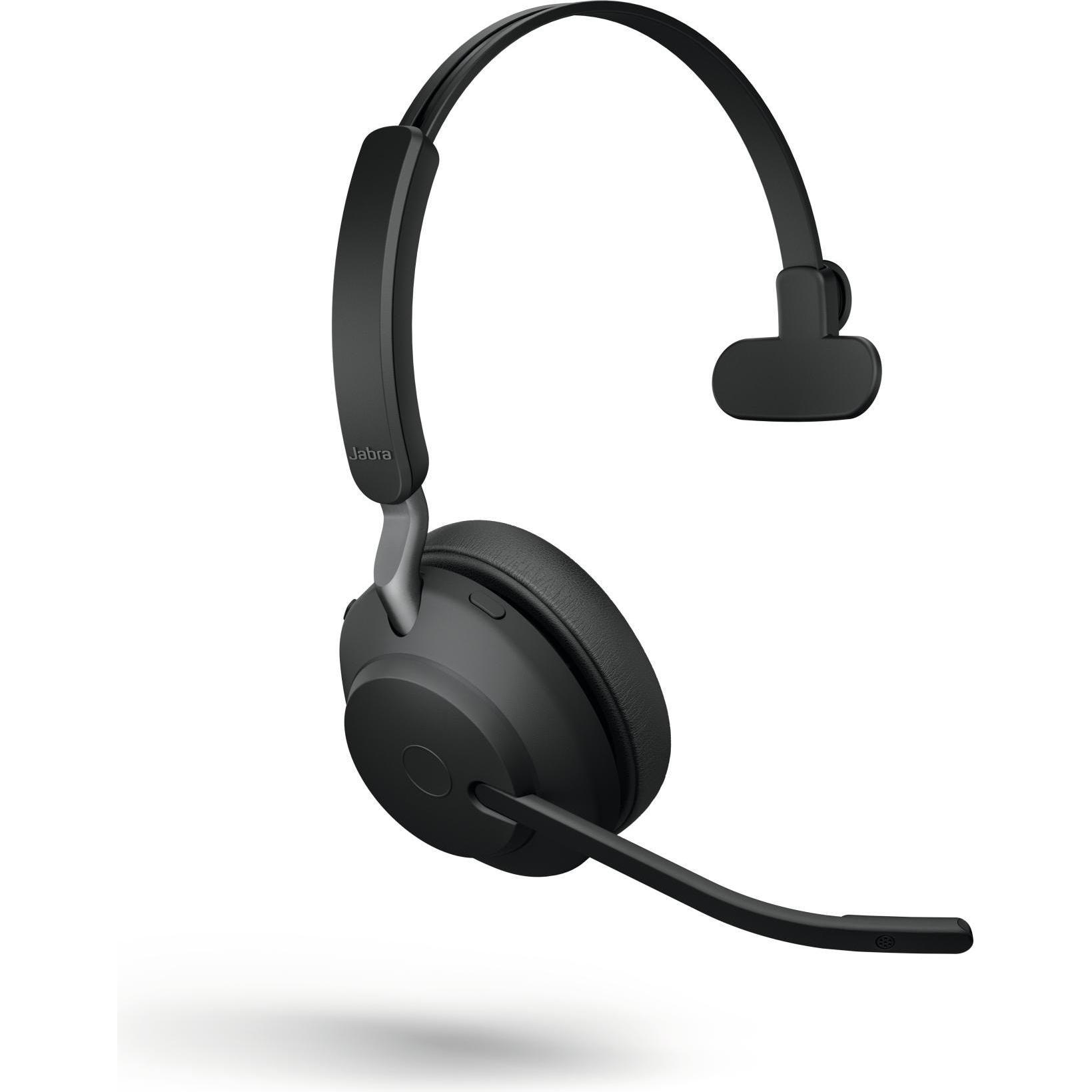 Jabra Evolve2 65 (Kabellos, USB-A), Office Headset, Schwarz