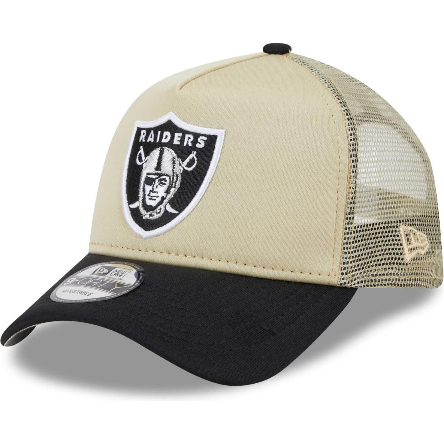 New Era, Herren, Cap, 9Forty Trucker Las Vegas Raiders, Beige