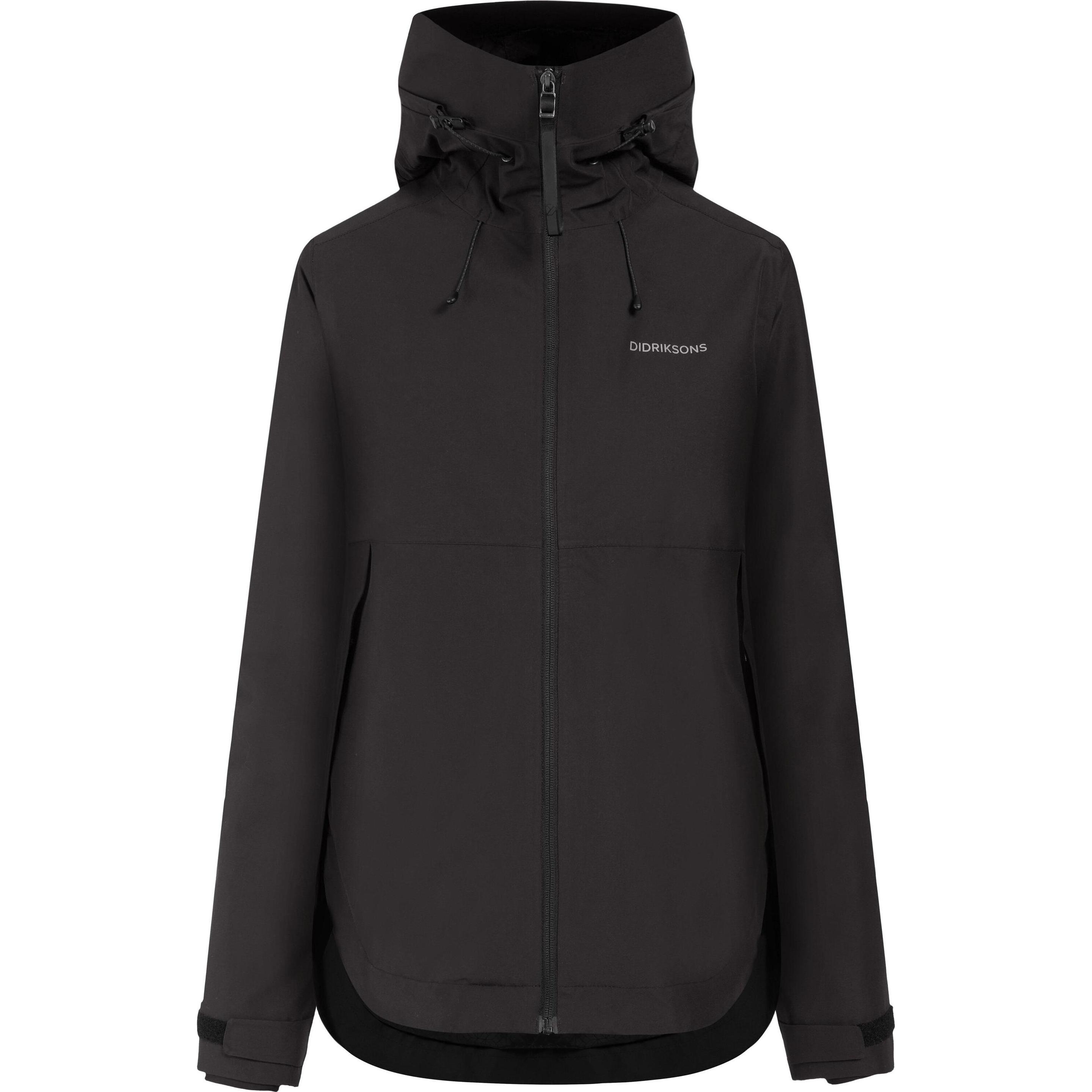 Didriksons, Damen, Jacke, Women's Jennie Jacket 2 (40, L), Schwarz, 40, L