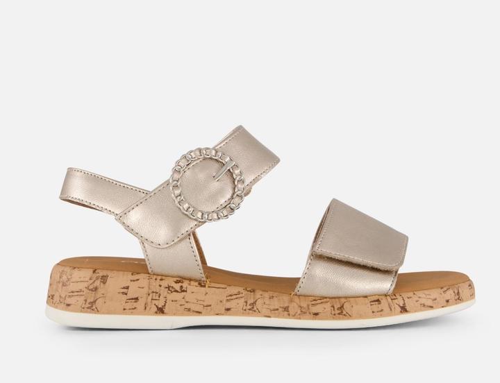 Gabor Sandalen beige Leer - Dames - Maat 38.5 (38.5)