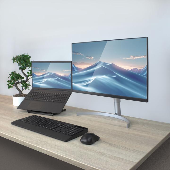 Image du produit ACT Support pour ordinateur portable pliable avec 5 positions de hauteur réglables