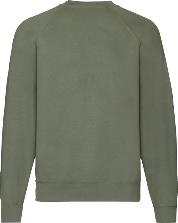 Actual product image Fruit of the Loom Mens Classic Raglan Sweatshirt (L)