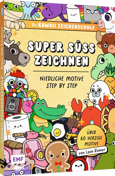 Actual product image Die Kawaii-Zeichenschule – Super süss zeichnen (German, Leon Römer, 2026)