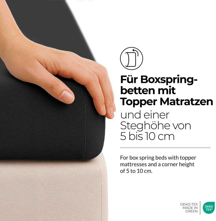 Image du produit Etérea Microfibre interlock pour topper (90 x 200 - 100 x 200 cm)