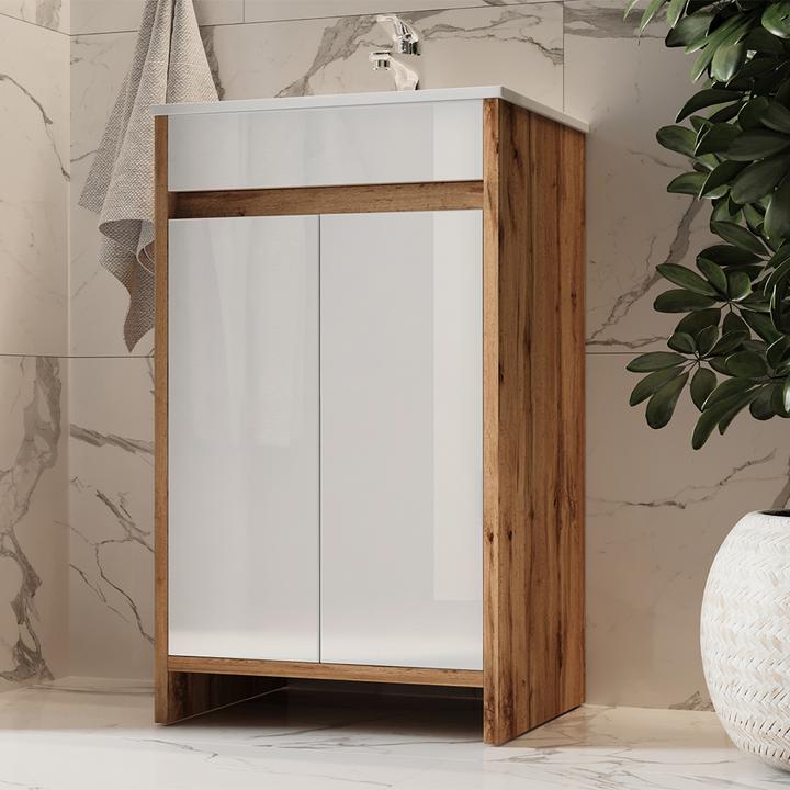 Produktbild Vicco Lemgo mit Waschbecken und 2 Flügeltüren