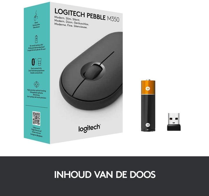 Actual product image Logitech Pebble M350 (Wireless)
