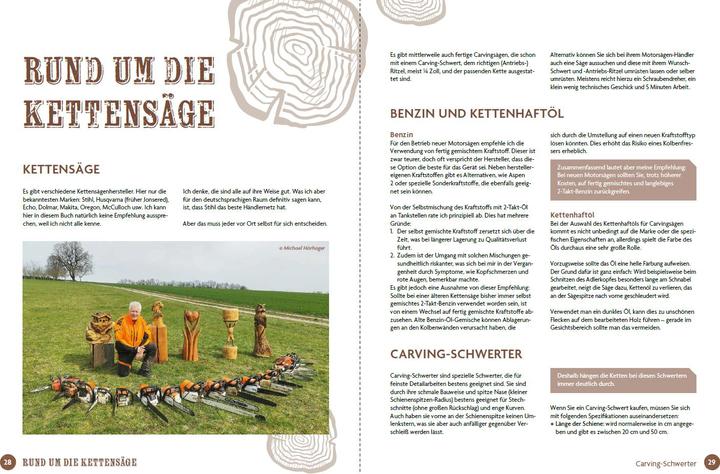 Actual product image Litzinger:Schnitzen mit der Kettensäge (German, Richard Litzinger, 2024)