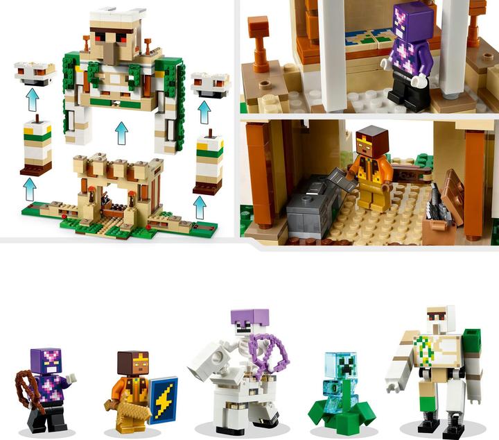 Produktbild LEGO Die Eisengolem-Festung (21250, LEGO Minecraft)