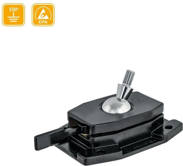 Actual product image Bernstein ESD ball joint holder (screw-on) conductive +plug +ground wire (threaded stud 20mm)