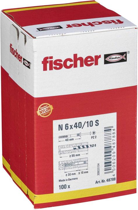 Produktbild Fischer Nageldübel N 6x40/10 S