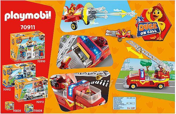 Immagine prodotto Playmobil Camion dei pompieri (70911, Anatra Playmobil in chiamata)