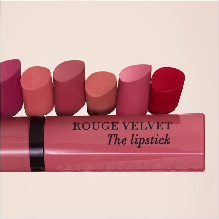 Actual product image Bourjois Rouge Velvet The Lipstick (46 Honey nougat)