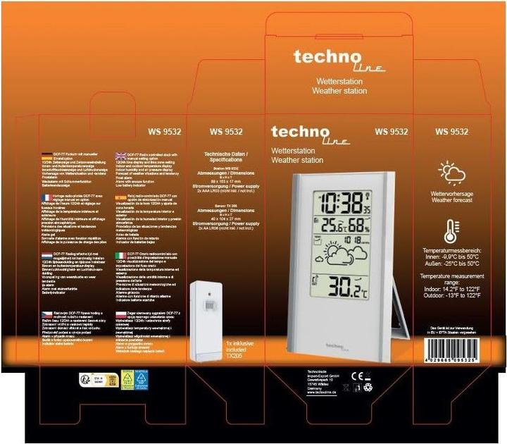Immagine prodotto Technoline Stazione meteo WS9532