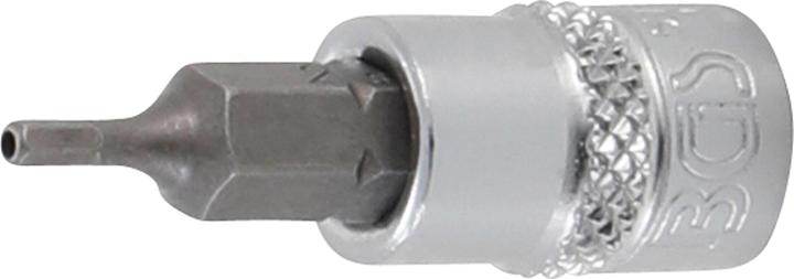 Actual product image BGS Bit Socket Set 6.3 mm (1/4") Drive Internal Hexagon Tamperproof 2 - 7 mm 8 pcs. (6.3 mm)