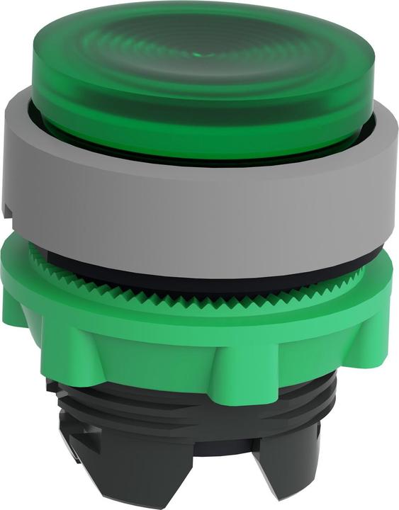 Produktbild Schneider Electric Leuchtdrucktaster, Front, gerillt, ZB5AW133SC0