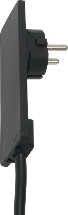 Evoline 1510.0000.0100 Earthing contact flat plug, plastic, with removal aid 2