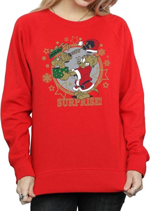 Actual product image Tom & Jerry Womens/Ladies Christmas Surprise Sweatshirt (XXL)