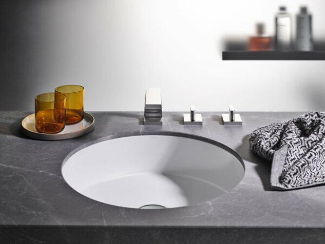 Image du produit Alape Cuvette à fond plat UB.KE400, ronde Ø 39,4cm, 3225501000, blanche (394 mm, 394 mm)