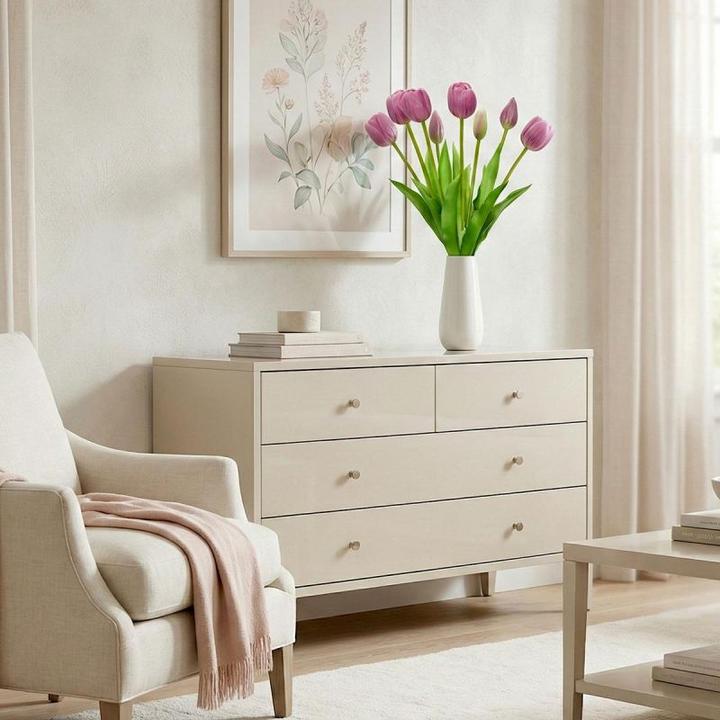 Produktbild Saska Garden Bukiet 5 Tulipanów Fioletowych 39cm Jak żywych Dekoracja Wiosenna