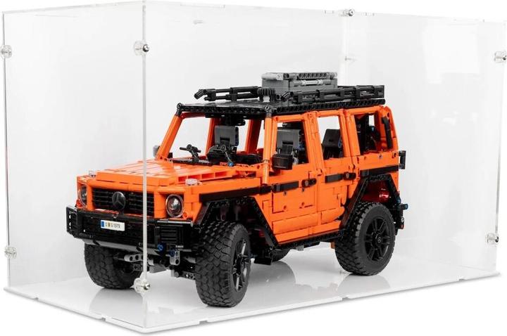 iDisplayit Acryl-Display für LEGO® 42177 Mercedes-Benz G 500 Professional (Mit weissem Boden)