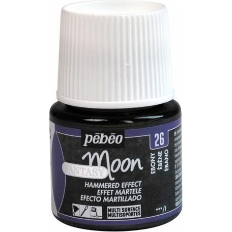 Pebeo, Künstlerfarbe + Bastelfarbe, Fantasy Moon (Ebenholz, 45 ml)