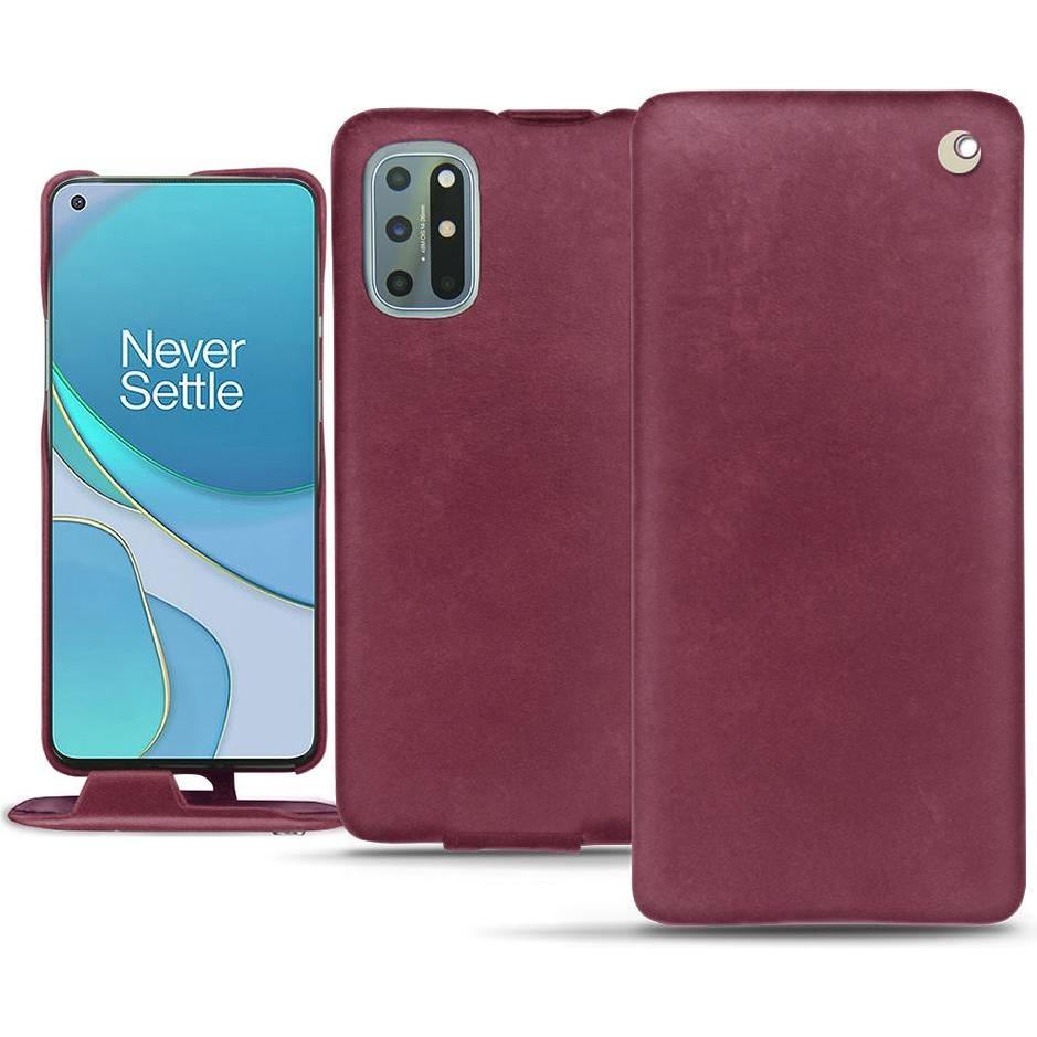Noreve Lederschutzhülle vertikal (OnePlus 8T), Smartphone Hülle, Violett