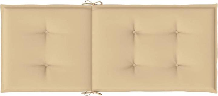 Produktbild VidaXL Hochlehner-Auflagen 2 Stk. Stoff (120 x 50 x 4 cm)