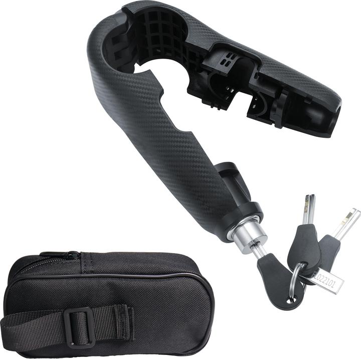 Actual product image KH Security Two-wheel lock with alarm (38 cm)