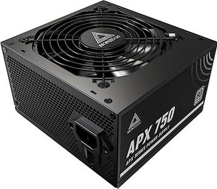 Montech Nicht-modulare 80 Plus Weiss zertifizierte PC-Netzteil mit DC-zu-DC-Technologie und 120mm-Lüfter (750 W)