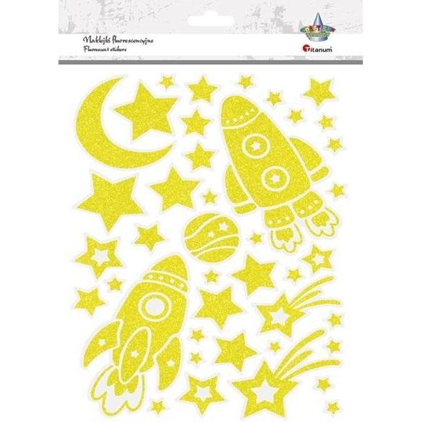 Titanum, Sticker, Im Dunkeln leuchtende Aufkleber 40 Stk.