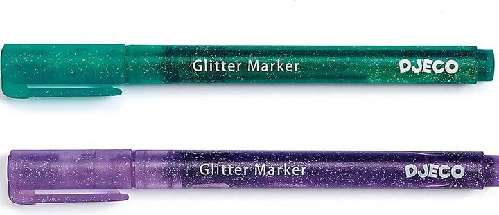 Image du produit Djeco 6 Markers glitter (6x)