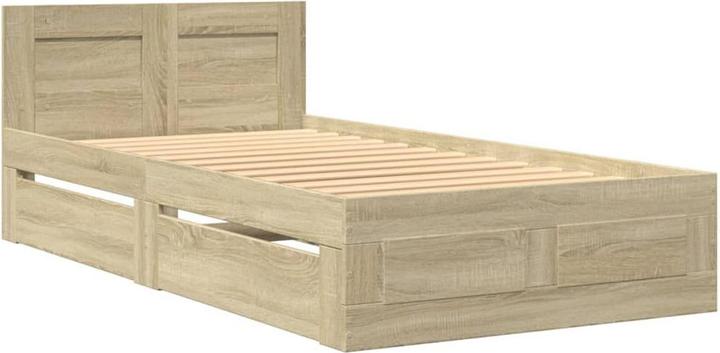 Actual product image VidaXL Bed frame with headboard (75 x 190 cm)