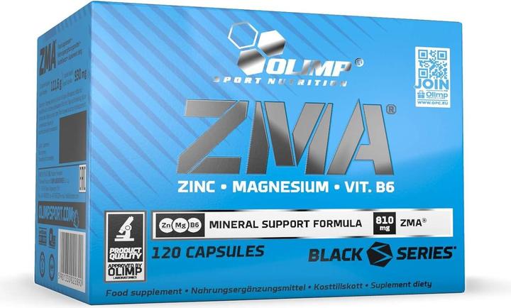 Actual product image Olimp Sport Nutrition ZMA (T-Activation) 120 Caps (1 Piece, Capsules, 111.60 g)