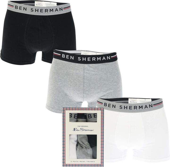 Immagine prodotto Ben Sherman Roman Boxer Uomo Misura Confezione 3 (S, confezione da 3)