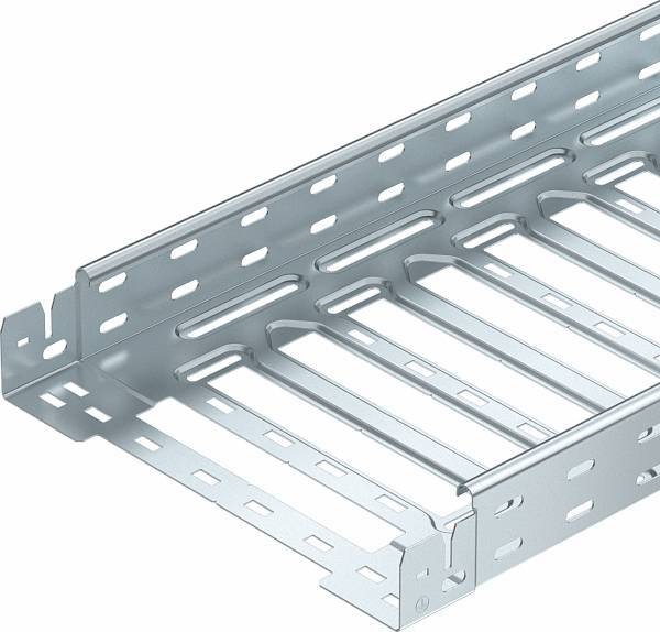 Produktbild OBO Bettermann OBO MKSM 610 FS Kabelrinne MKSM gelocht, mit Schnellverbindung 60x100x3050 (305 cm)