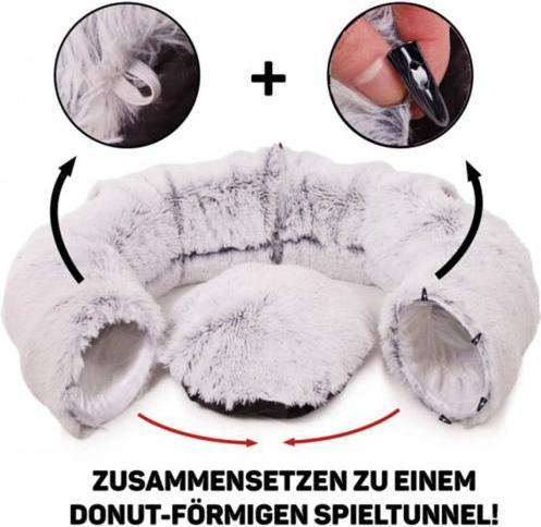 Actual product image CanadianCat Katzentunnel Otis Hellgrau (Cat tunnel)